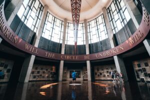 The Evolution of Country Music History: A Journey Through Six Generations - Interior of the Country Music Hall of Fame in Nashville, TN.