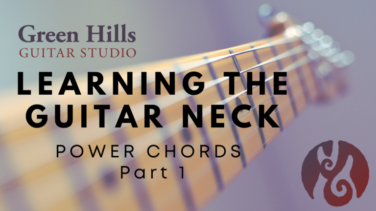 Learning the Guitar Neck Power Chords, pt.1